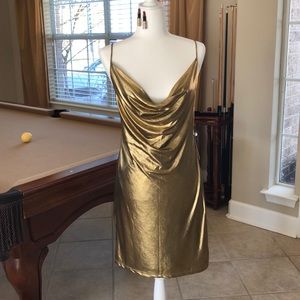 Sexy metallic dress 🤎